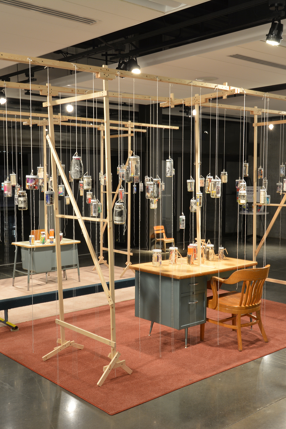Overall View of Installation, 8’ x 12’ x 9’